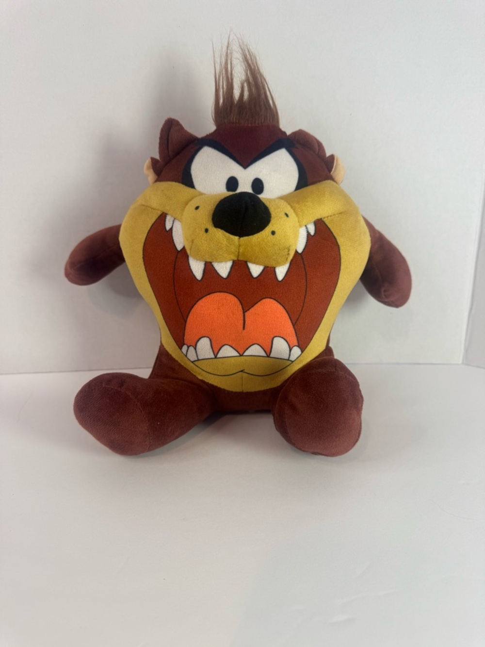 TAZ Tasmanian Devil Plush Doll Figure Looney Tunes Space Jam Warner Bros 7”